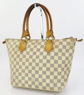 Auténtico bolso de hombro de mano Louis Vuitton Saleya PM Damier Azur #62229 Foto 1 de 4