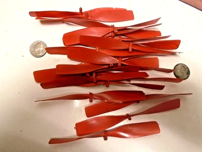 Guillows N/O/S (20) Balsa Flying Glider -red plastic Propellors lot - Image 1 of 2