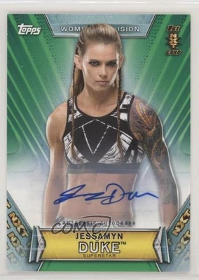 2019 Topps WWE Women's Division Roster Auto Green /150 Jessamyn Duke #A-JD Auto - Image 1 of 2