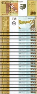 Angola 100 Kwanzas 2012, UNC, Consecutive, 20 Pcs LOT, P-153 - Picture 1 of 6