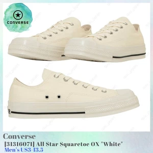 Converse All Star Squaretoe OX White 31316071 Men's US3-13.5 NEW - Picture 1 of 10