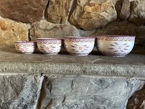 Temptations 4 PC Nesting Bowl Set Eggplant~Purple PPP-HLD-836487 - Picture 1 of 9