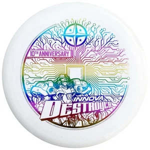 Innova 10 YEAR Star Destroyer 171g White Rainbow Foil Distance Driver Disc Golf - Picture 1 of 2