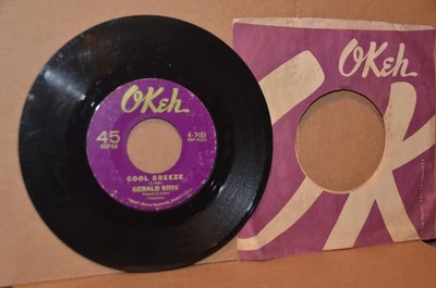 GERALD SIMS: COOL BREEZE; RARE 1963 OKEH 7183 VG++ NORTHERN SOUL 45 RPM - Image 1 of 2