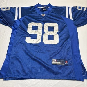 Camiseta para hombre Indianapolis Colts Robert Mathis #98 52 azul Reebok - Imagen 1 de 10