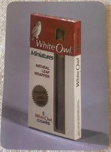 ⭕Calendario de bolsillo de colección 1989 tabaco BÚHO BLANCO - Imagen 1 de 2