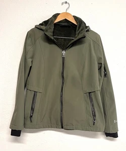 Free Country Jacket. Woman's XL.  Water And Wind Resistant. Soft Shell With Faux - Picture 1 of 14