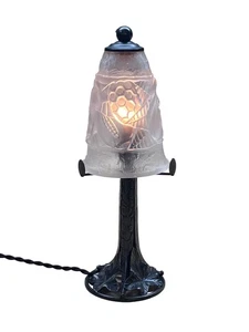 RESTAURIERTE ANTIKE Petit 20er Jahre Art Deco Akzentlampe aus Frankreich #2563 - Bild 1 von 4