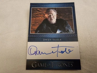 Game Of Thrones Rittenhouse Owen Teale Autograph Ser Alliser Thorne - Bild 1 von 2