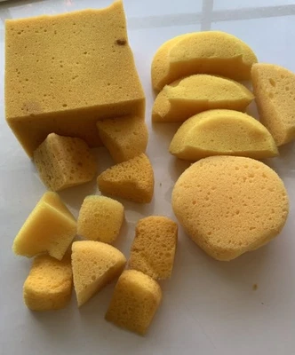 15 piezas ESPONJAS DE ESTAMPACIÓN de tamaño surtido cortadas a medida esponja de polvo bordes de tinta de socorro Foto 1 de 4