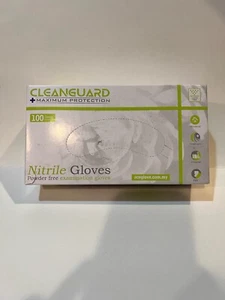 CleanGuard Nitrilhandschuhe 1 Schachtel mit 100 oder 1 Etui mit 1000 Stck., pulver-/Latexfrei - Bild 1 von 3
