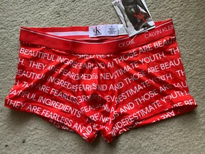 Baúles Calvin Klein rojos jóvenes para hombre W46 - Imagen 1 de 1