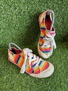 Rocket Dog JAZZIN Womens Lightweight Casual Lace-Up Size 5 Rainbow Trainers - Picture 1 of 8