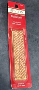 Paquete de 10 tableros de lima de uñas lisos para uñas Revlon 2338-10 vintage descontinuados - Imagen 1 de 2