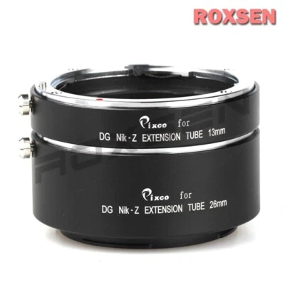 Pixco auto macro extension tube adapter 13mm 26mm for Nikon Z camera Z5 Z6 Z7 II - Image 1 of 4