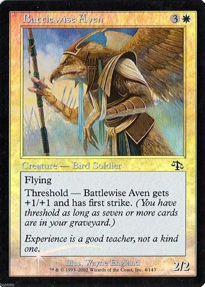 MTG - Judgment - Battlewise Aven - 2X - Foil - NM - Image 1 of 1