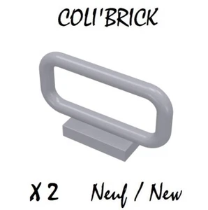 Lego 6187 - 2x Barrières / Bar 1x4x2 - Gris C. / Light Bluish Gray - NEW NEUF - Picture 1 of 1