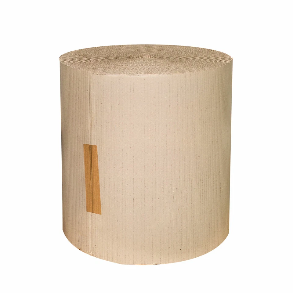 ONLINEPACK 1 Rolle Wellpappe "grau" 80 cm breit / 70 lfd. Meter Verpackung Polstermaterial