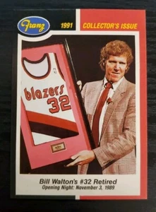1990-91 Franz Portland Trail Blazers Bill Walton #6 - Picture 1 of 2