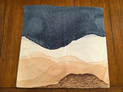 Ikea SACKSPINNARE Pillow Cushion Cover Cotton 20" x 20" Blue/Multicolor - Image 1 of 4