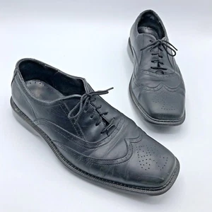 Red Wing Shoes 4790 Men Black Leather Wingtip Oxford Shoe Size 10EE Pre Owned - Picture 1 of 12