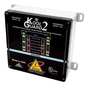 Ditek DTK-KG2 Kool Guard Series HVAC Intelligent Voltage Monitoring - Picture 1 of 1