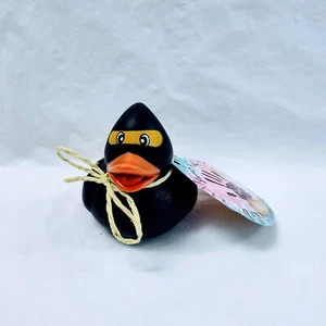 Sweet Ride "You've Been Ducked" Rubber Ducky Black Ninja Duck 2" - Picture 1 of 4