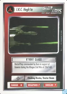 Star Trek CCG Premiere WB Unlimited I.K.C. Hegh'ta - Picture 1 of 1