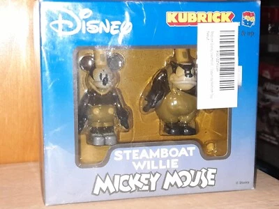 Medicom Kubrick: Steamboat Willie: Mickey + Pat Pete - Imagen 1 de 2