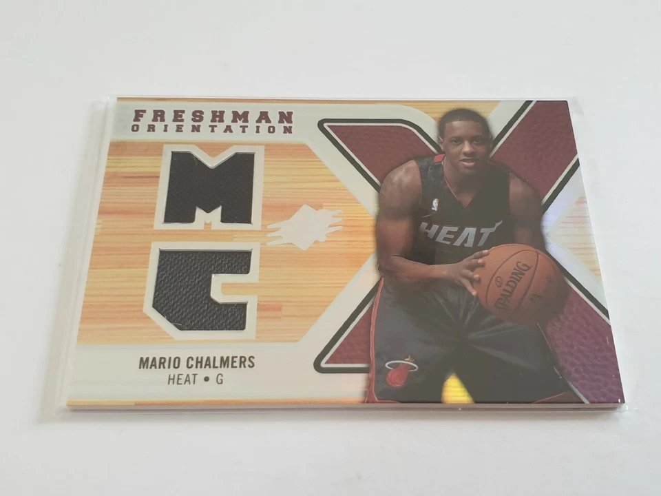 2008-09 SPx Freshman Orientation Mario Chalmers Dual Jersey Card- Miami Heat - Image 1 of 1