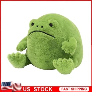 7.8″ Ricky Rain Green Frog Plush Toy Soft Stuffed Animal Lovely Frog Doll Gift - Picture 1 of 13