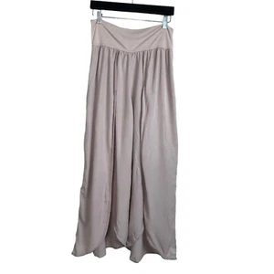 FP Movement Free People M Blush Pink Harem Wrap Pants Boho Lounge - Picture 1 of 6