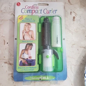 Vintage Tragbarer ThermaCell Kabelloser Grün Kompakt Lockenstab TC 604 Haarpflege - Bild 1 von 2