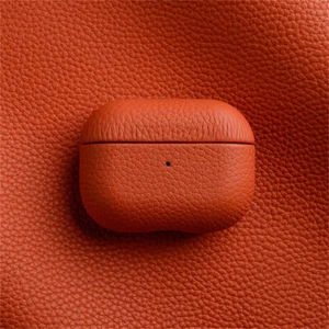 Luxury Genuine Cowhide Leather Case Cover for AirPods Pro/3/2/1 - Foto 1 di 19
