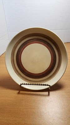 Juego de 4 platos de ensalada de melamina de 7 1/4" años 80 multicolor  Foto 1 de 4