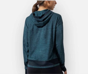 Mondetta Damen türkis meliert Hoodie Pullover Sweatshirt Medium - 4-Wege-Stretch - Bild 1 von 10