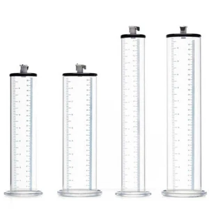 Deluxe-Pene-Ampliador-Bomba-Reemplazo-Acrílico-Cilindro-con-Válvula-12" y 9" - Imagen 1 de 31
