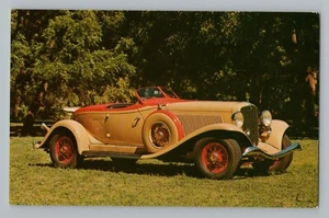 Auburn V-12 Boattail Speedster 1933 automóvil automóvil postal automática años 70 - Imagen 1 de 2