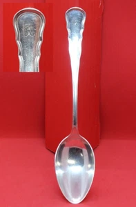 Chippendale by CG Hallbergs 8 1/2" Tablespoon (Serving) "X" Mono (1936) ~54g - Picture 1 of 15