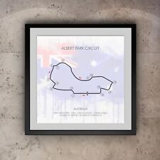 Albert Park Australian F1 Circuit | Track | Wall Art | Poster | Print