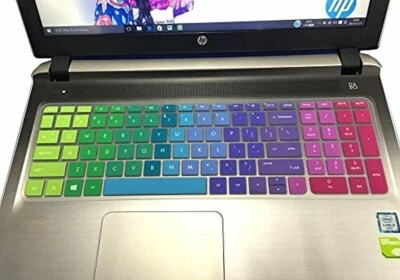 Capa protetora de pele colorida para laptop HP ENVY X360 15,6" silicone nova - Imagem 1 de 4