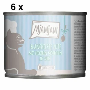 MjAMjAM KATZENFUTTER PREMIUM NASSFUTTER IN SOßE BLANCHIERTE PUTE 6x185 gr - Bild 1 von 1