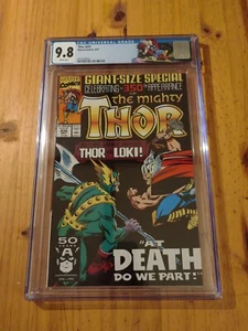 THOR #432 CGC 9.8 Death of LOKI Battle 1st ERIC MASTERSON 5/91 🔥Custom Label🔥 - Picture 1 of 11