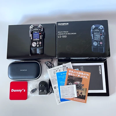 OLYMPUS LS-100 Multi-Track Linear PCM Recorder Box Set Excellent Tested FedEx - Image 1 of 4