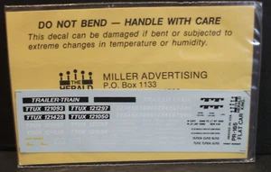 Herald King PR-165 Trailer Train TTX Front Runner 4 Runner decal HO RR TOFC U - Picture 1 of 2