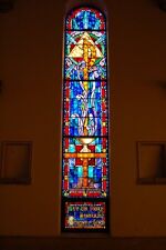 + Ornate Church Stained Glass Window + #6 of 10 + SHIPPING AVAILABLE +chalice co