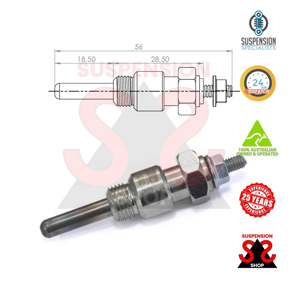 Glow Plug, Auxiliary Heater Suit MERCEDES-BENZ Vito / Mixto 120 CDI (639.601, - image 1 of 1