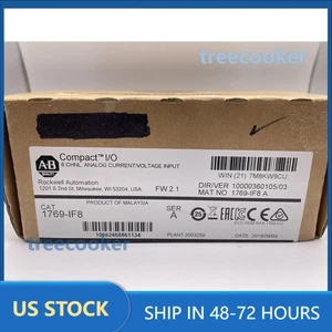Allen-Bradley 1769-IF8 Ser A CompactLogix 8 Pt Analog Input Module US Free Tax - Picture 1 of 6
