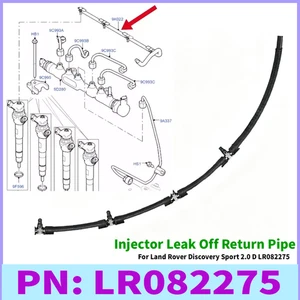 Injector Leak Off Return Pipe For Land Rover Discovery Sport 2.0 D LR082275 - Picture 1 of 7