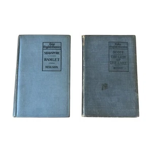 Lake English Classics Book Lot of 2 (Hardcover) - Hamlet & The Lady Of The Lake - Picture 1 of 4
